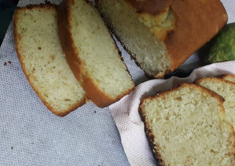 Recipe of Super Quick Homemade Lemon - Coconut Loaf Cake #Wheat Flour contest #