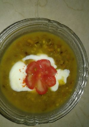 A picture of Dahi wale mung.