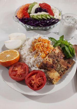 عکسی از دستور کباب لقمه تابه ای