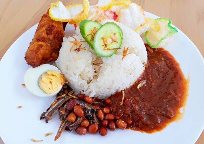 Ternyata begini loh! Resep memasak Nasi Lemak (rice cooker) dijamin enak