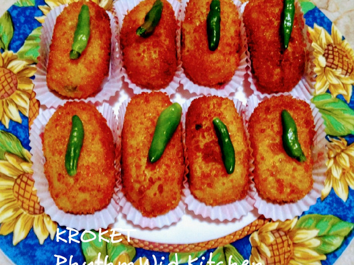 Resep Kroket Panggang Isi Ayam Menu rendah kalori Praktis