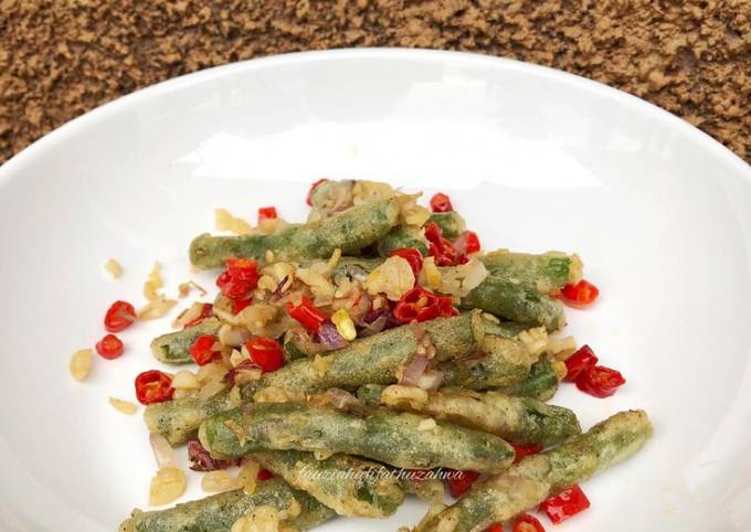 Resep 165. Buncis Cabe Garam Anti Gagal