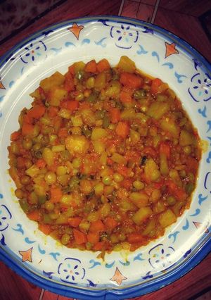 A picture of Beans & potato porridge.