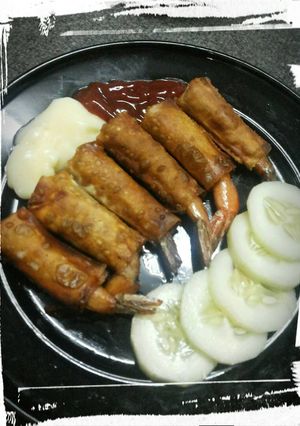 รูปของ เกี๊ยวกุ้งทอด (กุ้งประทัด)