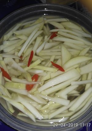 Foto resep Mangga muda asem manis pedas