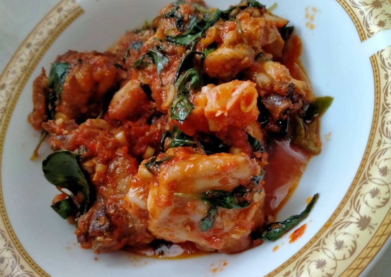 Ayam rica rica pedas wangi ala umma hanifa