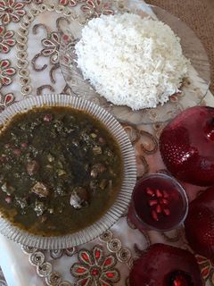عکسی از دستور خورش کرفس