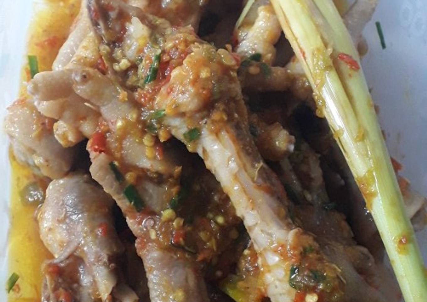 Ceker sambal mercon