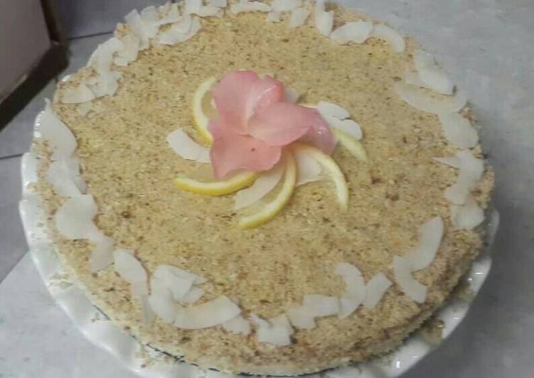 Recipe of Favorite My Lemon and Coconut Cheesecake