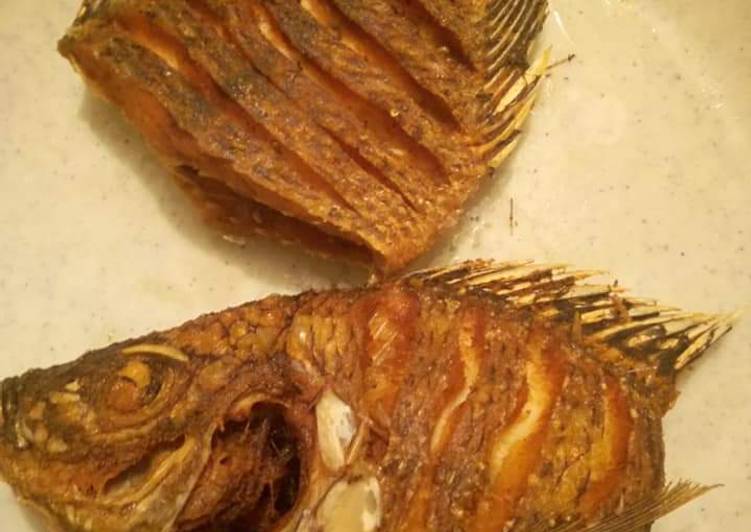 Steps to Prepare Ultimate Deep fried tilapia