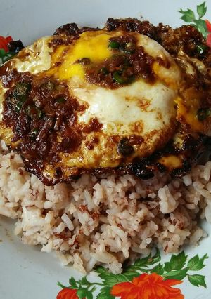 Foto resep Nasi Telor Ceplok ala Ayong 999 Pontianak