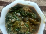 પાલક ની ભાજી રીંગણ નું શાક (Palak Bhaji Ringan Shak Recipe In Gujarati)