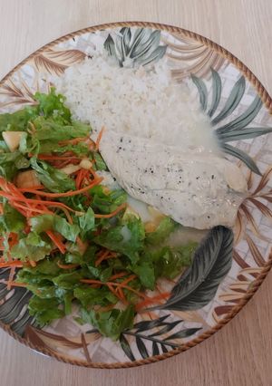 Una foto de Pechuga de Pollo en Salsa Blanca