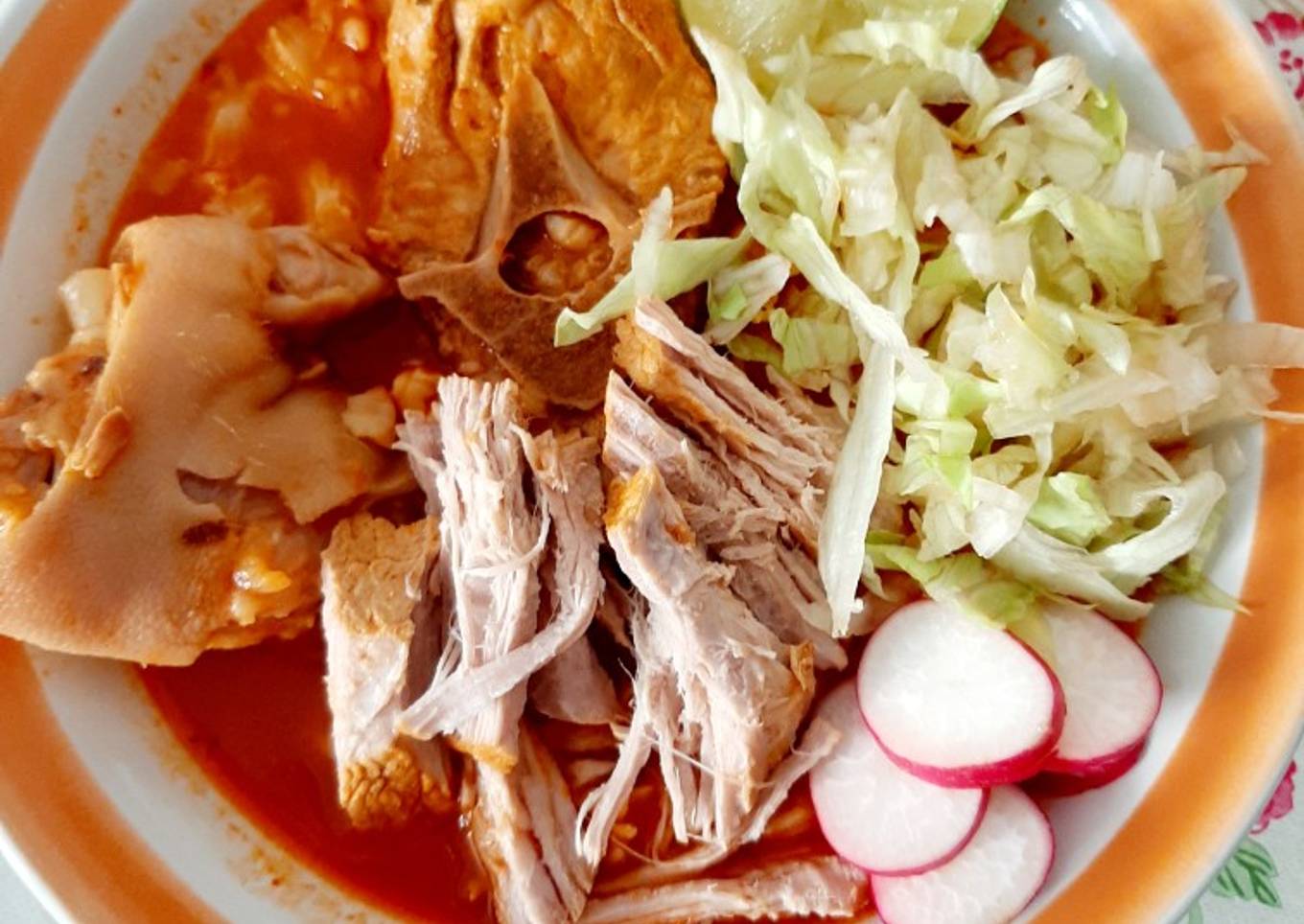 Pozole rojo de cerdo