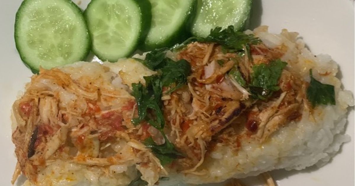 Nasi Bakar Ayam Suwir Alá Anak Kos!🤩😇