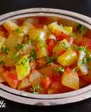 Watermelon Rind Subzi