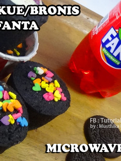 Foto resep Cake/Kue/Cupcake/ Bronis Oreo Fanta Oven/Microwave. Praktis dan anti gagal