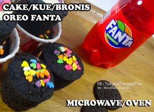 Foto resep Cake/Kue/Cupcake/ Bronis Oreo Fanta Oven/Microwave. Praktis dan anti gagal