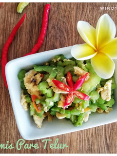 Foto resep Tumis Pare Telur #5resepterbaruku