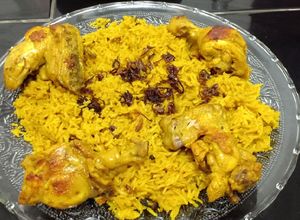 Foto resep Nasi Biryani Ayam Praktis pakai Rice cooker
