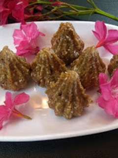 A picture of Dry fruits modak.