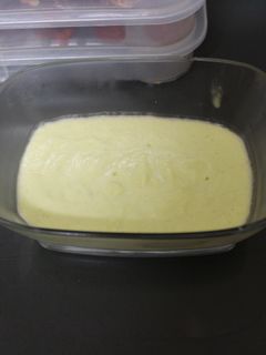 Una foto de Gazpacho de aguacate y pepino
