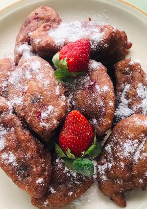 Foto resep Godok pisang kismis dan stroberi