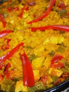 Una foto de Paella fácil