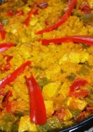 Una foto de Paella fácil