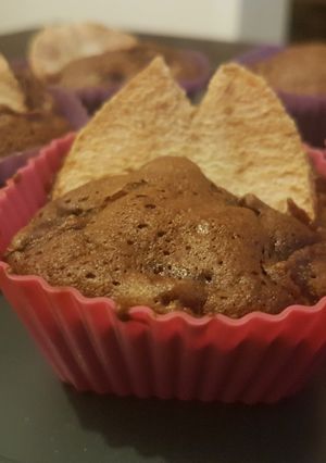 Une photo de Muffins poires chocolat