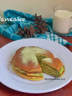 Foto resep Pancake Matcha