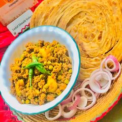 Qeema matar/ Minced Meat with Pea A picture of Qeema matar/ Minced Meat with Pea.