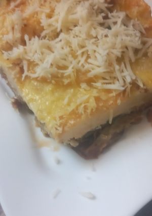 صورة لوصفة غراتان باذنجان وبطاطا