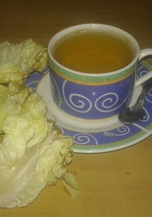 Una foto de Te de lechuga