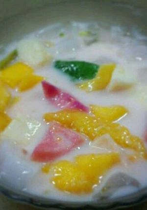 Foto resep Sup Buah Warna Warni