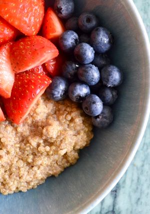 A picture of Quinoa Banana Berry Bowl.