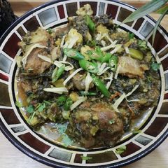 A picture of Palak gosht.