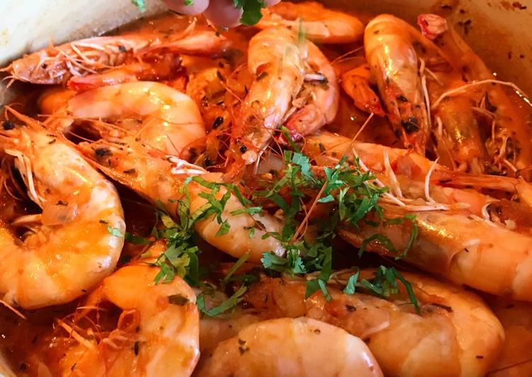 Steps to Cook Tasty Hot & Spicy Peel & Eat Mediterranean-Inspired Shrimp with Herbes de Provence