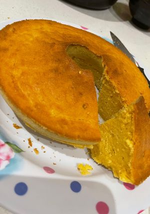 Foto resep Cheddar Cream butter cake dengan airfryer - trial 1