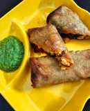 Mix vegetable spring roll in air fryer