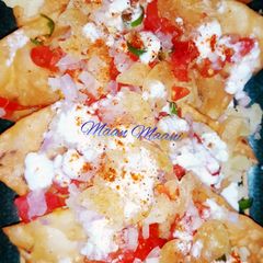 A picture of Papri chaat.
