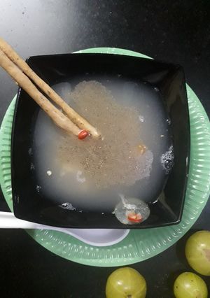 A picture of Amla soup.
