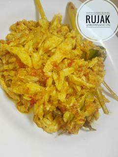 Foto resep Ayam Suwir Bumbu Rujak