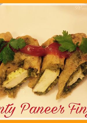 A picture of Paneer fingers.