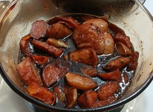Foto de Batata-doce e maçã assadas com especiarias
