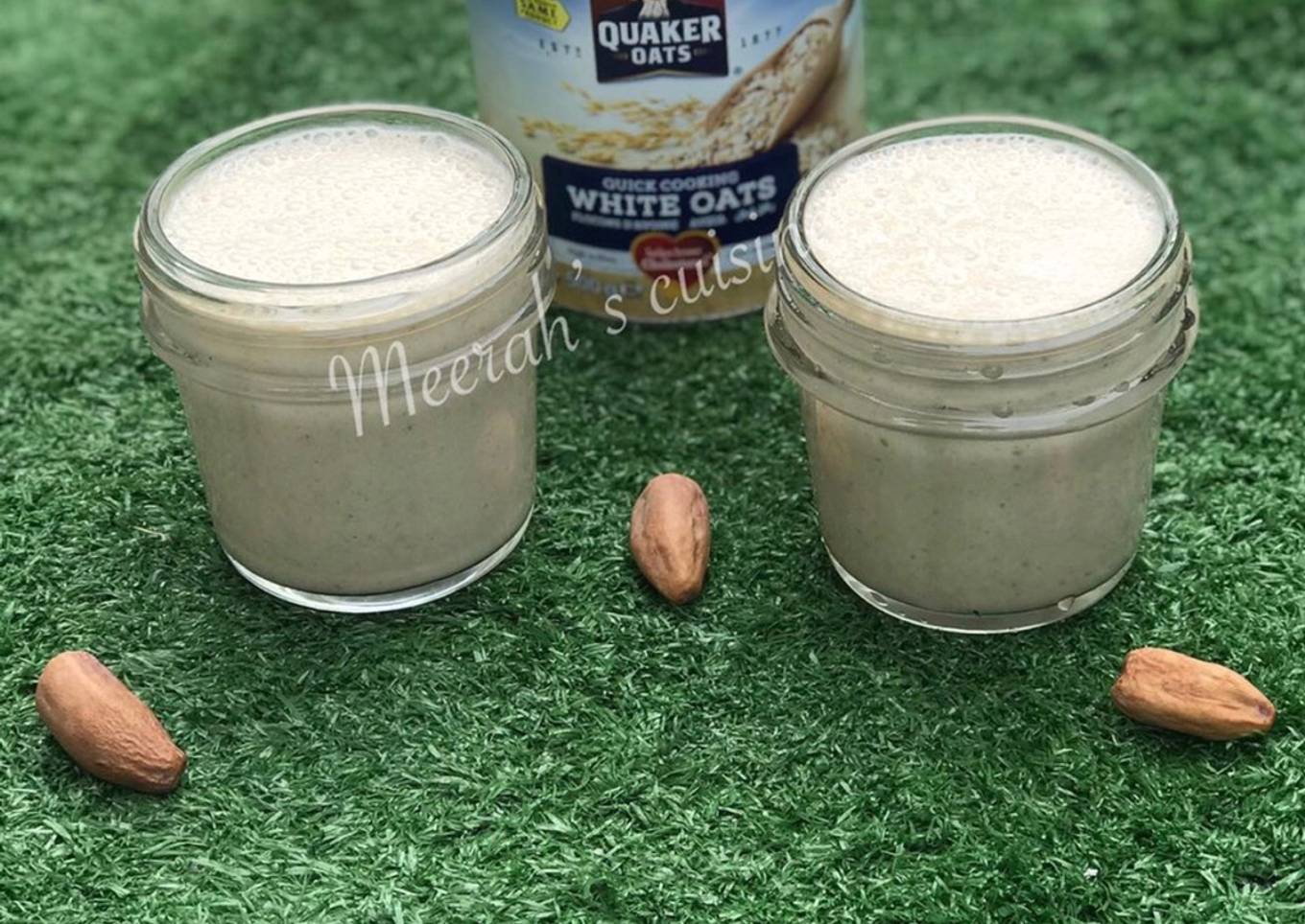 Healthy oat smoothie