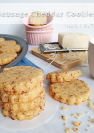 Foto resep Cookies Sosis Keju Gurih