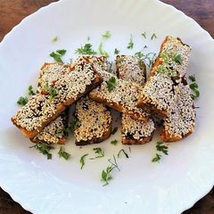 Potato Sesame Toast A picture of Potato Sesame Toast.