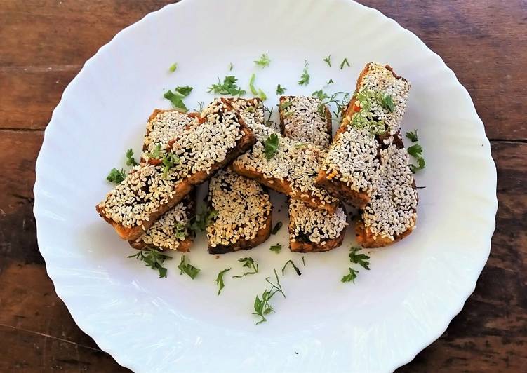 Easiest Way to Love Yummy Potato Sesame Toast