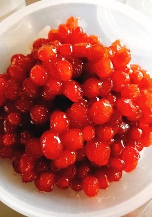 Hình của món Mứt chùm ruột.